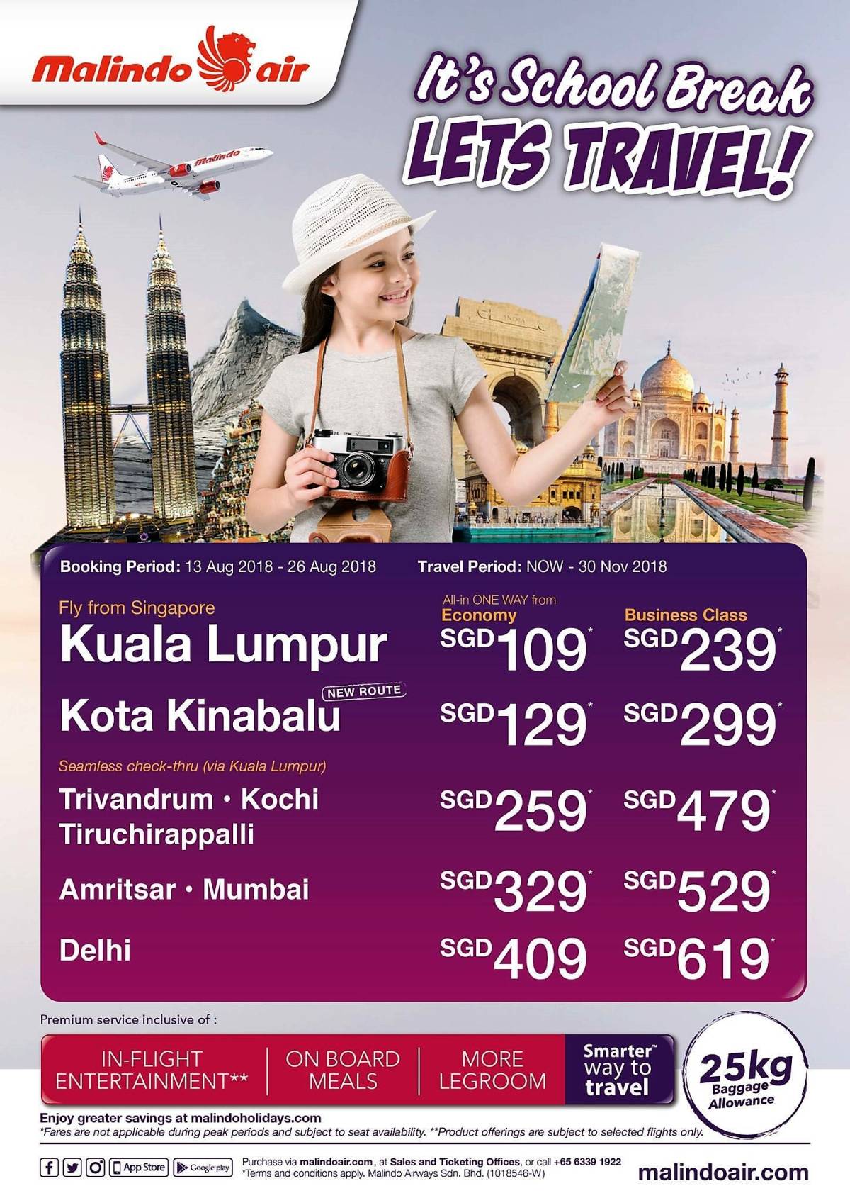 Special Prices on Malindo