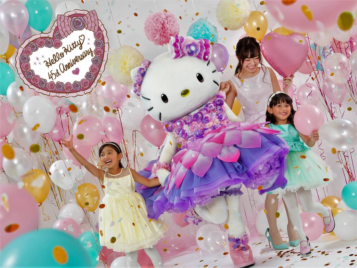Hello Kitty Celebrates Her 45th Anniversary Launching a Year of Special Anniversary Activities at Hello Kitty Land Tokyo
