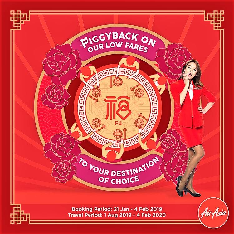 AirAsia offers Bountiful Deals this Chinese New Year