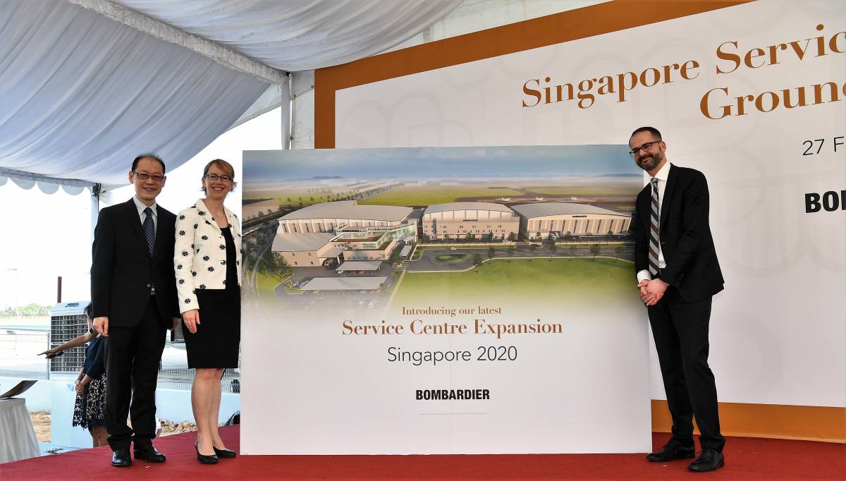 Bombardier to Significantly Bolster its Customer Service Capabilities in the Asia-Pacific Region Through Extensive Singapore Service Centre Expansion