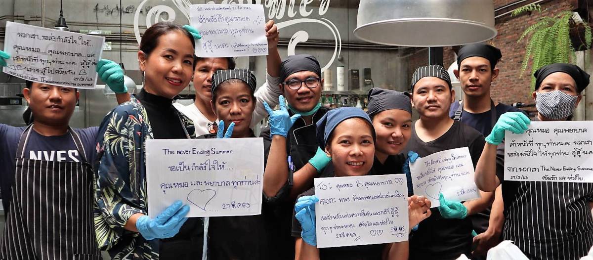 Food for Fighters – Thailand Restaurants Contribute Food for Medical Staff