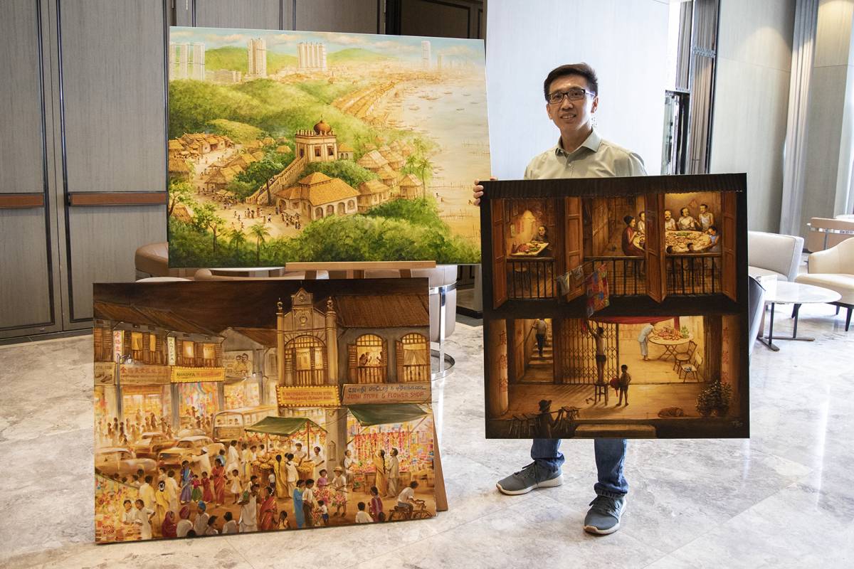 Yip Yew Chong brings Stories from Yesteryear exhibition to Sofitel Singapore City Centre