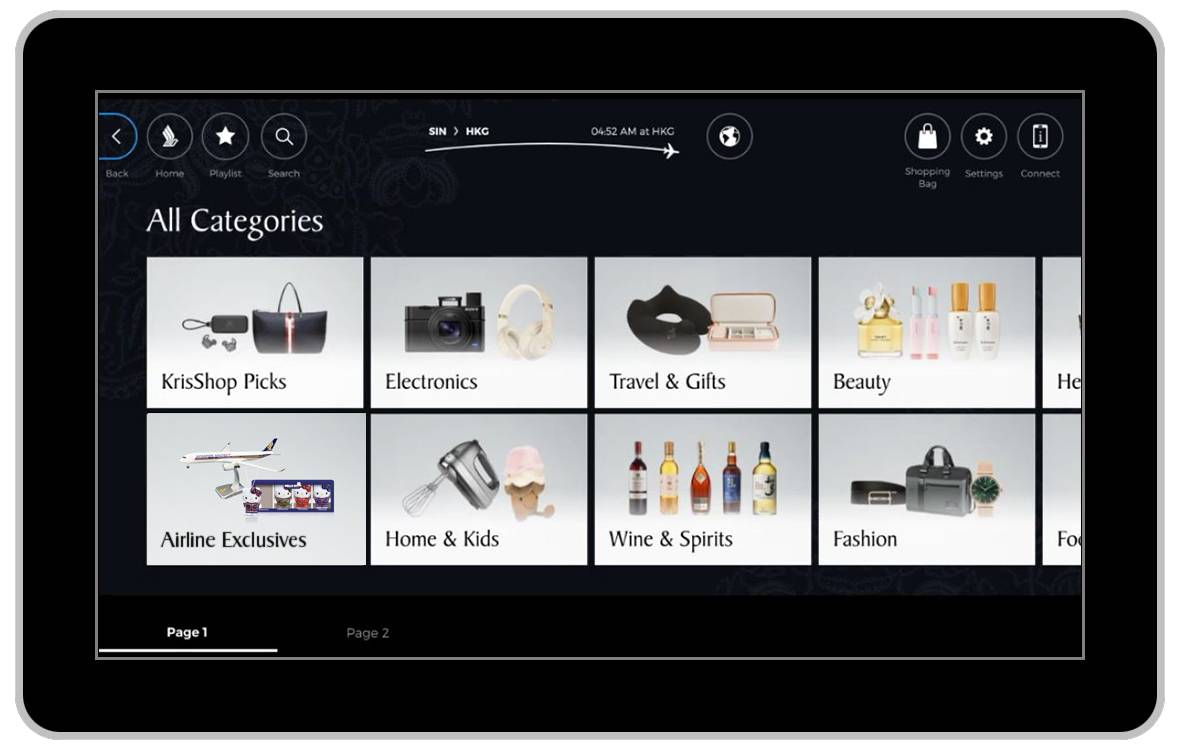 Singapore Airlines and Krisshop to Launch World’s First In-Flight E-Shopping Experience