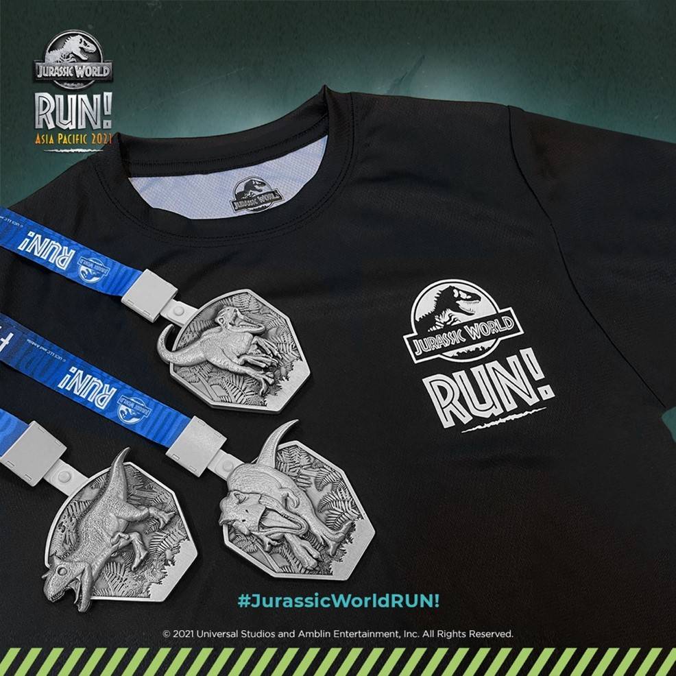 Jurassic World RUN! Asia Pacific 2021: There's more time to escape Isla Nublar and collect all 3 Jurassic World RUN! medals