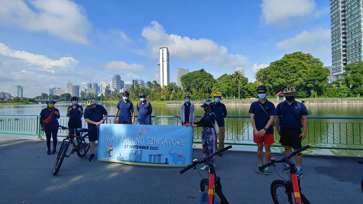 Tourism Authority of Thailand Singapore Office Organizes ‘Thai Around Singapore’ Cycling Tour in conjunction with World Tourism Day