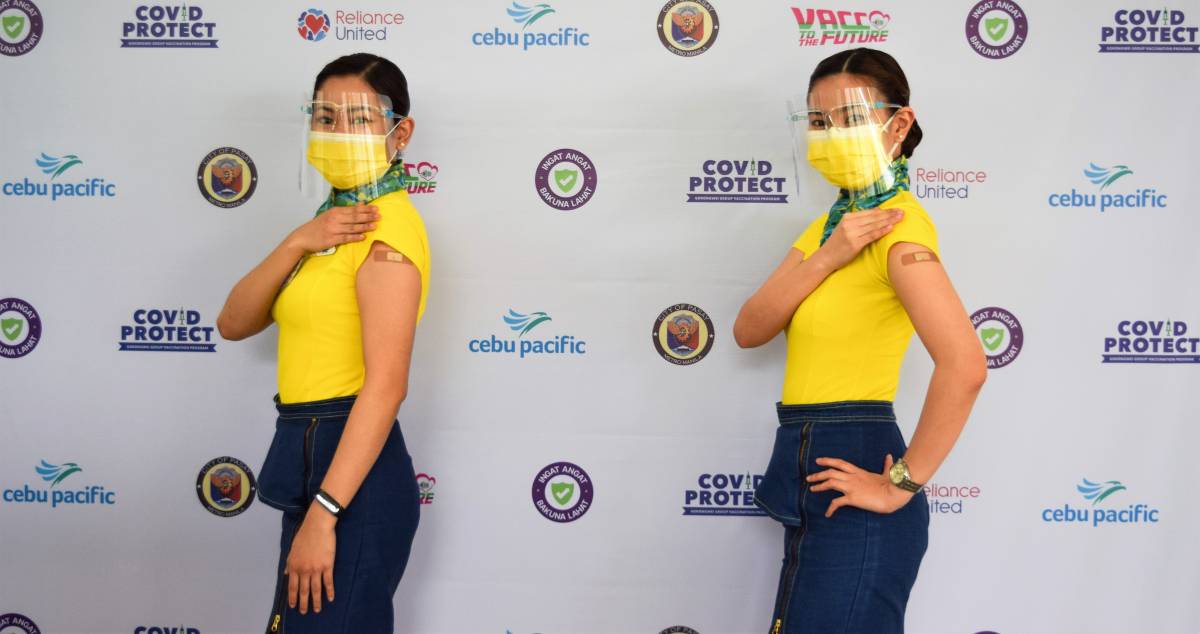 Cebu Pacific’s Active Flying Crew Now 100 Percent Vaccinated