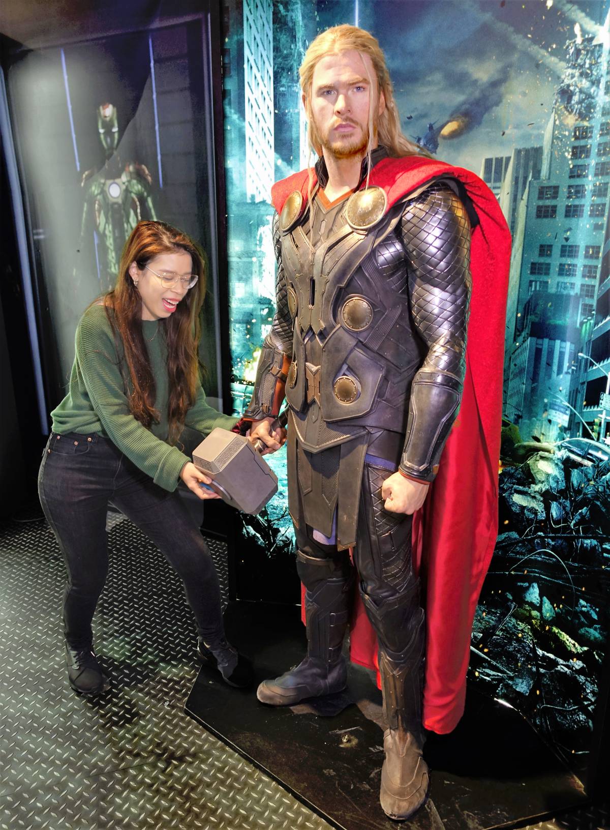 Thor lands at Madame Tussauds Singapore to celebrate the new Marvel 4D experience