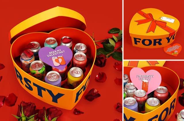 Convey Your Love with a Dozen Beers in a “Thirsty For You” Valentine’s Gift Box