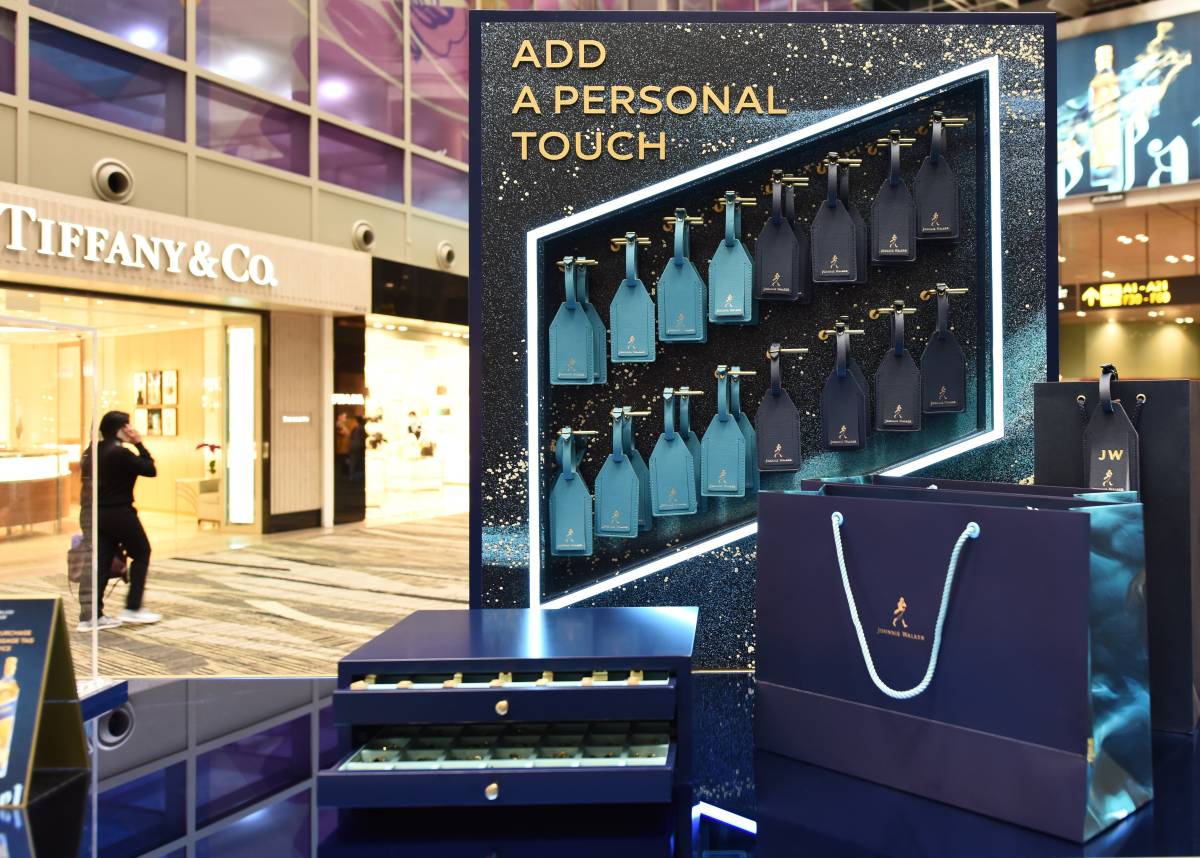 Diageo Global Travel Launches the New Johnnie Walker Blue Label Pop-Up in Changi Airport