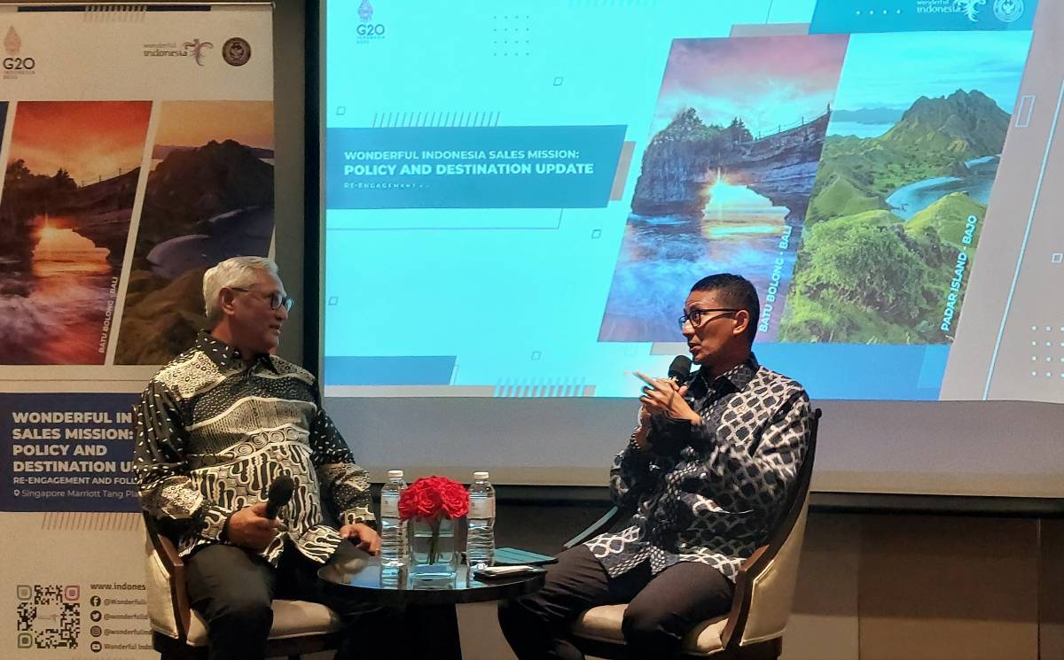 Minister of Tourism and Creative Economy of Republic of Indonesia Sandiaga Salahuddin Uno Visits Singapore