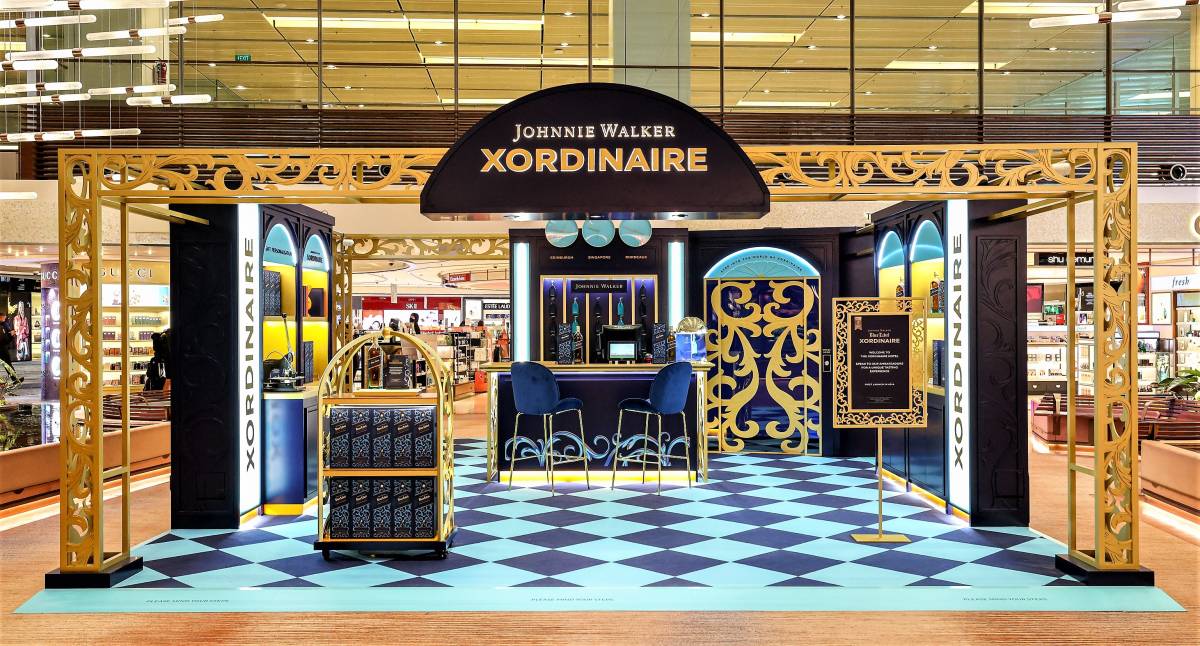 Johnnie Walker Unveils Blue Label Xordinaire In Singapore Changi Airport - The New Travel Retail Exclusive Launches First In APAC