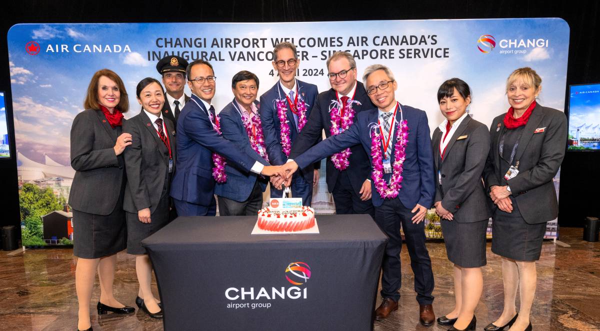 Air Canada Inaugurates Newest Pacific Route from Singapore to Vancouver