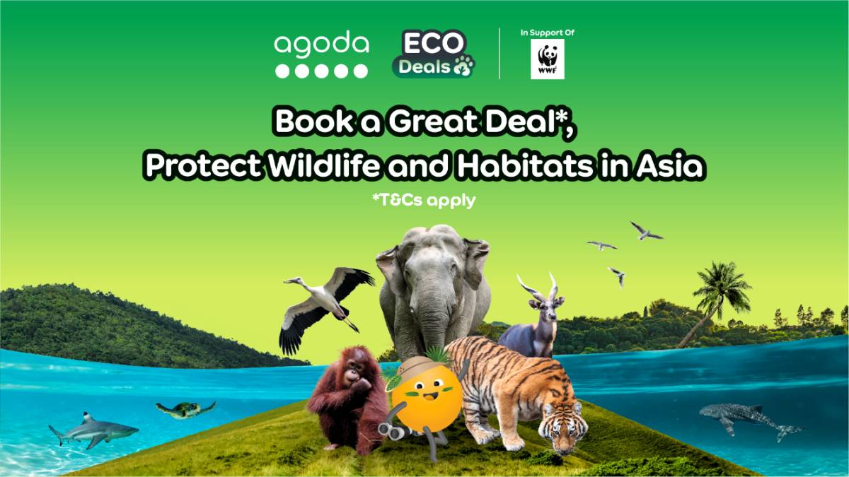 Agoda Expands Its Eco Deals Program Pledging Up to $1.5 Million to Fund Critical Conservation Projects Across 10 Asian Markets in Partnership with WWF