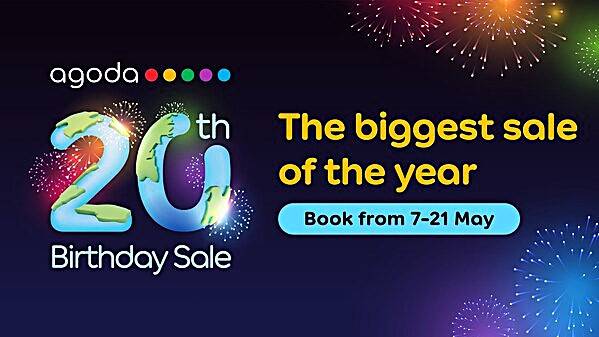 Agoda Hosts Spectacular Sale to Celebrate 20 Years of Travel