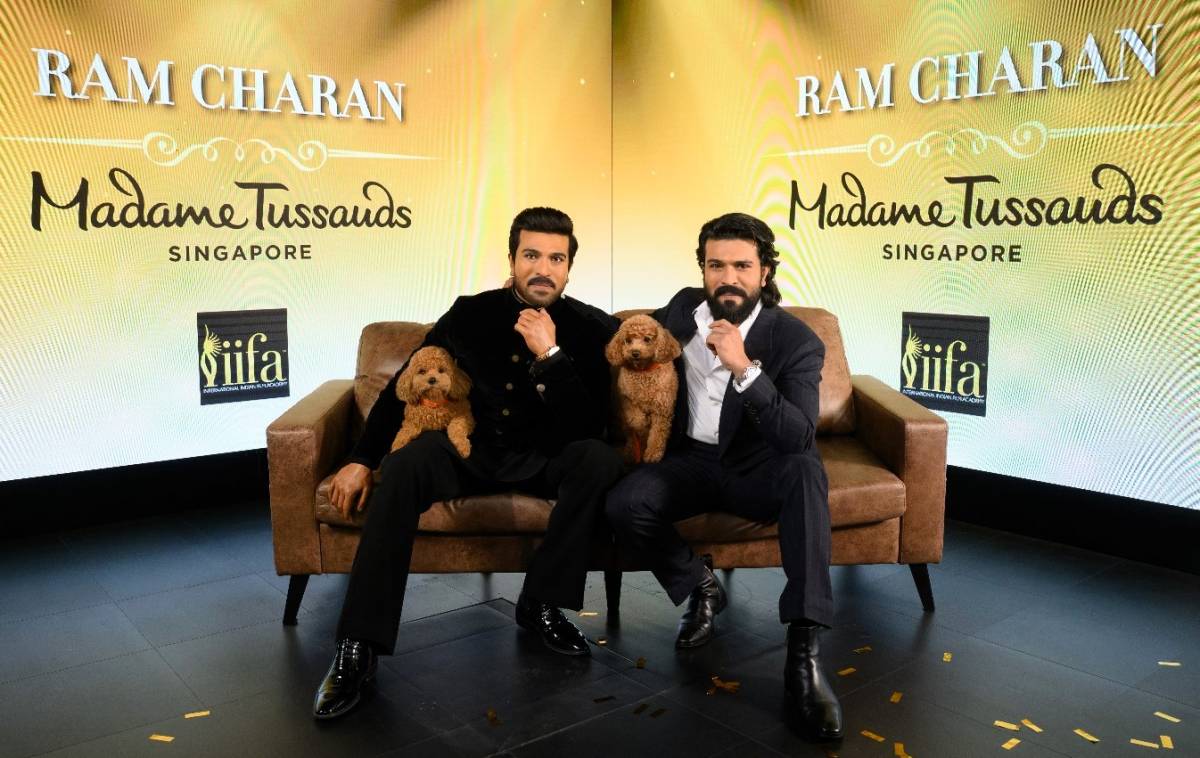 Global Superstar Ram Charan Unveils World’s First Wax Figure at Madame Tussauds Singapore 