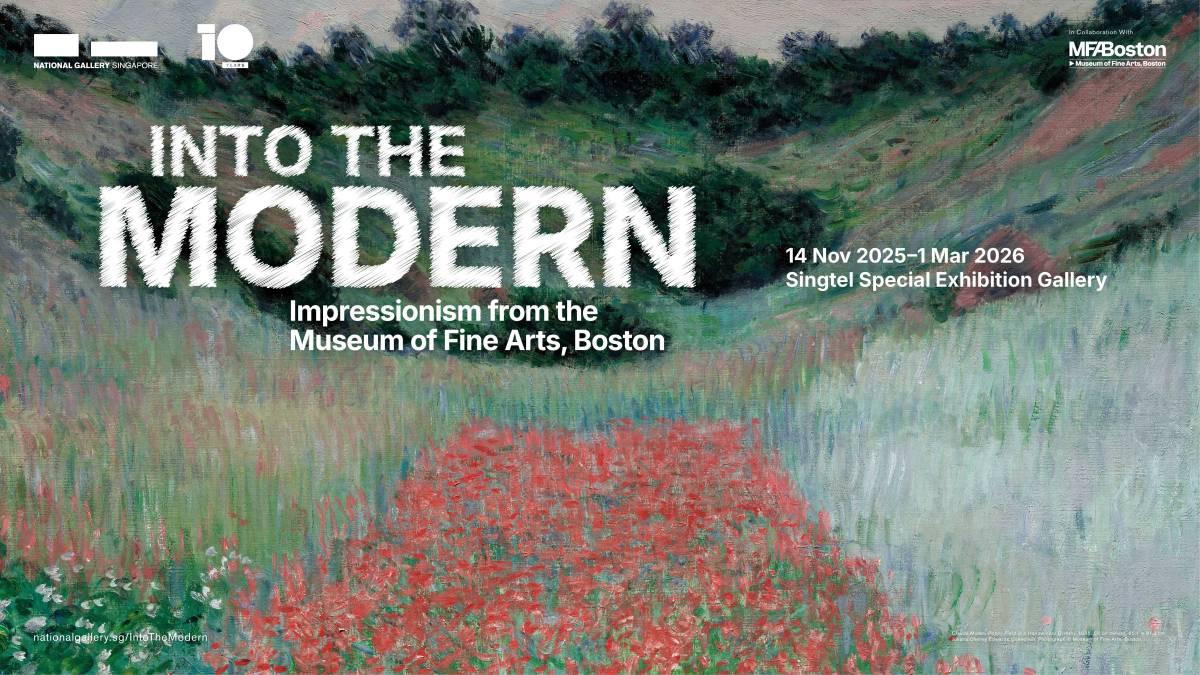 Experience over 100 French Impressionist artworks as they make their Southeast Asian debut in largest exhibition of its kind at National Gallery Singapore 