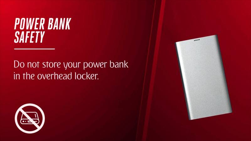 Emirates’ safety rules for customer usage of power banks onboard - now in full effect