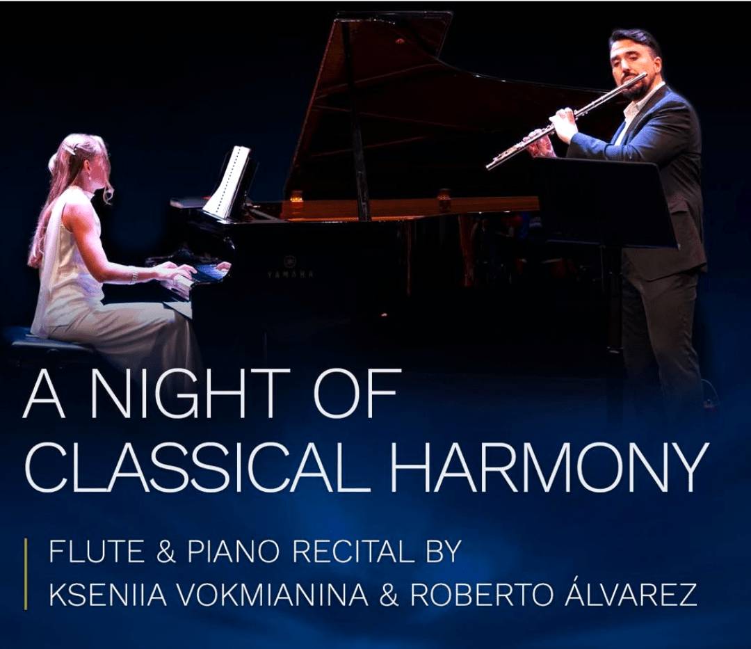 Multi-Award-Winning International Singapore-Based Artistes Roberto Álvarez and Kseniia Vokhmianina Bring A Night of Classical Harmony to Cambodia.