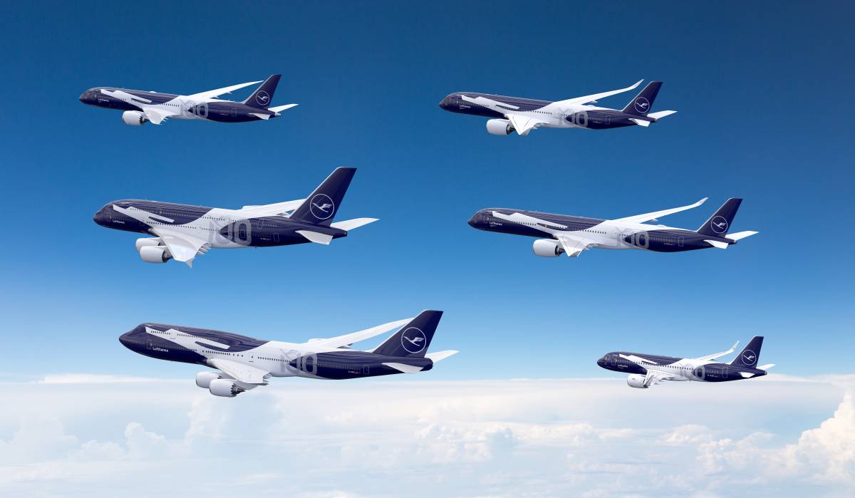 Lufthansa's 100th Anniversary Fleet 
