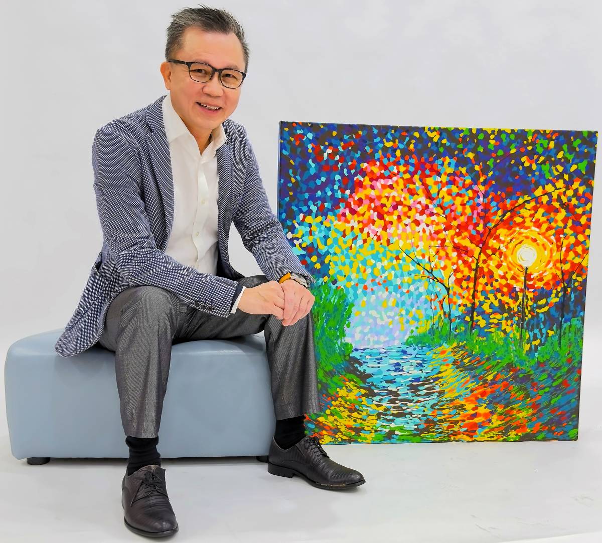 From Doctor to Pioneering Technopreneur and Creator of a New Art Technique - Dr. Lowly’s Solo Art Exhibition at Ion Singapore Presents a Showcase of Faith and Resilience Over Adversity