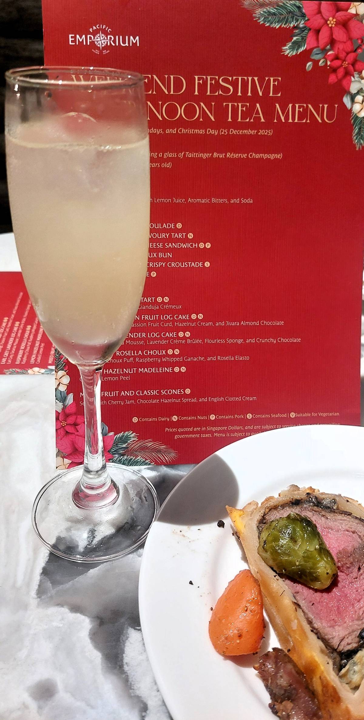The Weekend Festive Afternoon Tea at Pan Pacific Singapore
