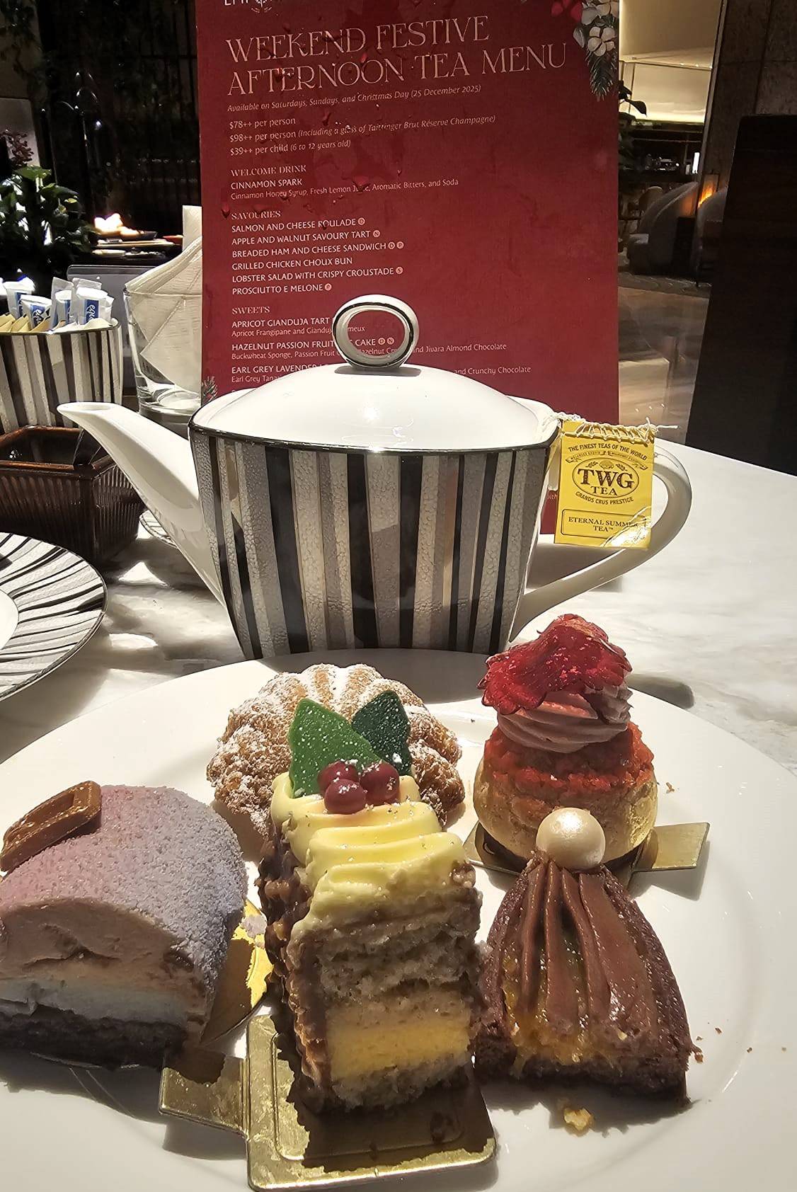 The Weekend Festive Afternoon Tea at Pan Pacific Singapore