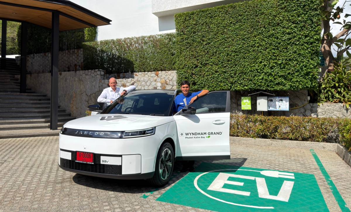 Wyndham Grand Phuket Kalim Bay Introduces First Fully Electric Shuttle to Drive  Greener Guest Transfers