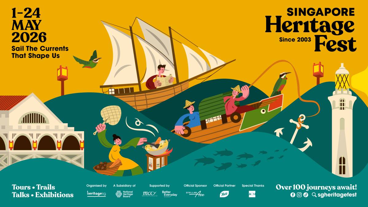 Sail the Currents that Shape Us at Singapore HeritageFest 2026 from 1 to 24 May 