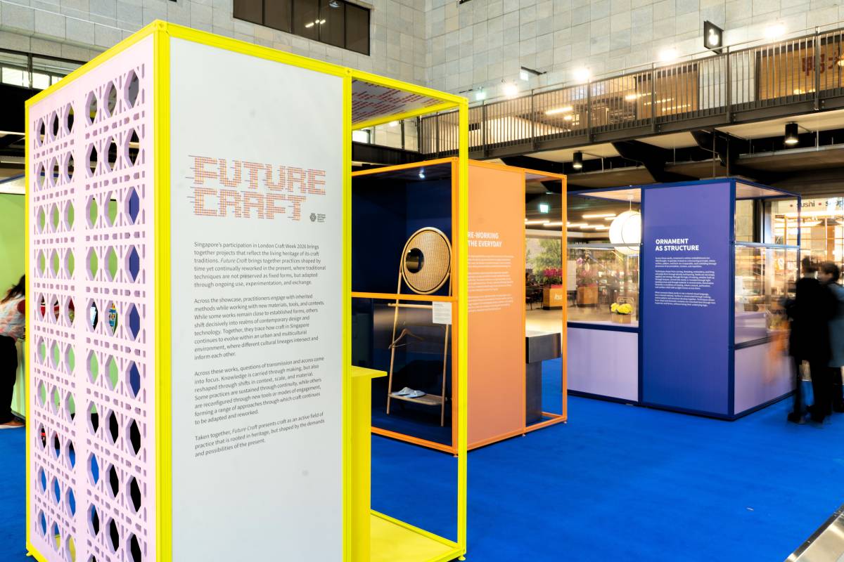 National Heritage Board Debuts Singapore Pavilion at London Craft Week 2026 Featuring Works From 15 Local Craft And Design Practitioners 