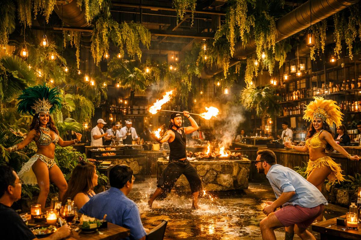 The Slate Phuket Ignites The Night With Brazilian Bold – Amazonian Fire Ritual