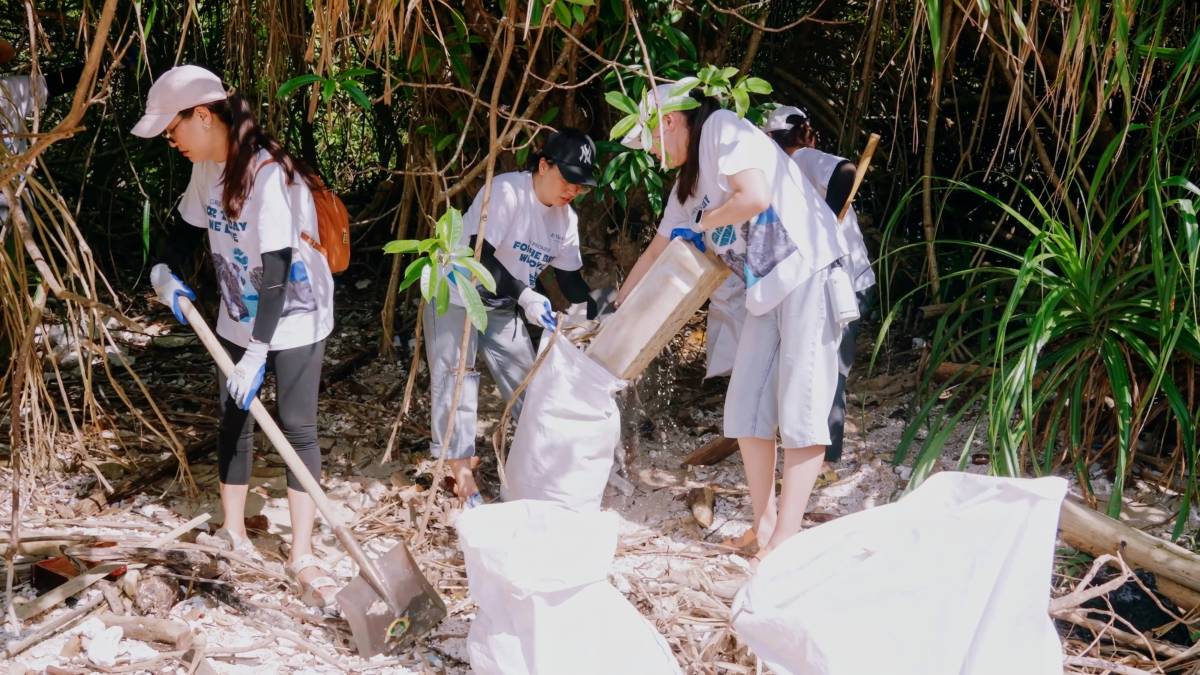 Bhaya Cruises Leads Ha Long Bay, Vietnam Clean-Up