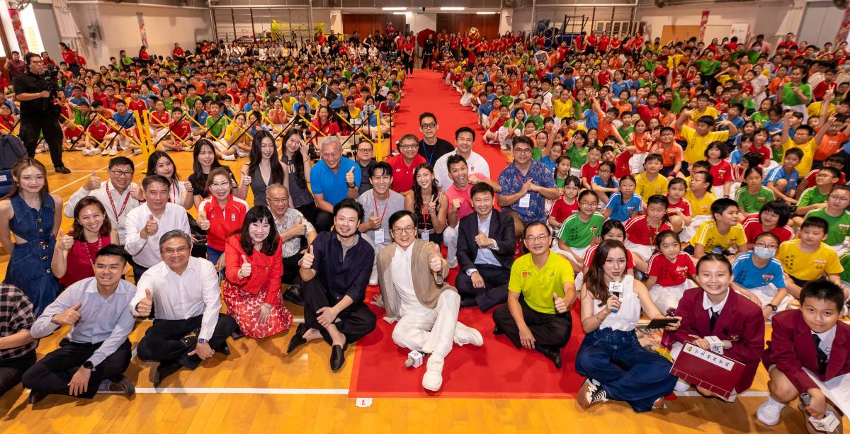 Jackie Chan Rocked a Toa Payoh School Hall to Fuel Dreams of Singapore’s Next-Gen Wushu Champions 