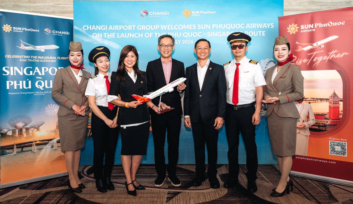 Sun PhuQuoc Airways Celebrates Inaugural Flight from Singapore to Phu Quoc