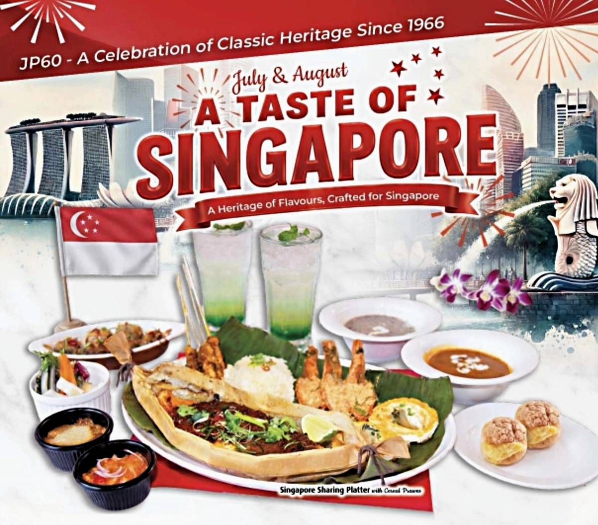 Singapore National Day SG61 Celebration - 8 Feasting Deals and New Restaurants Openings
