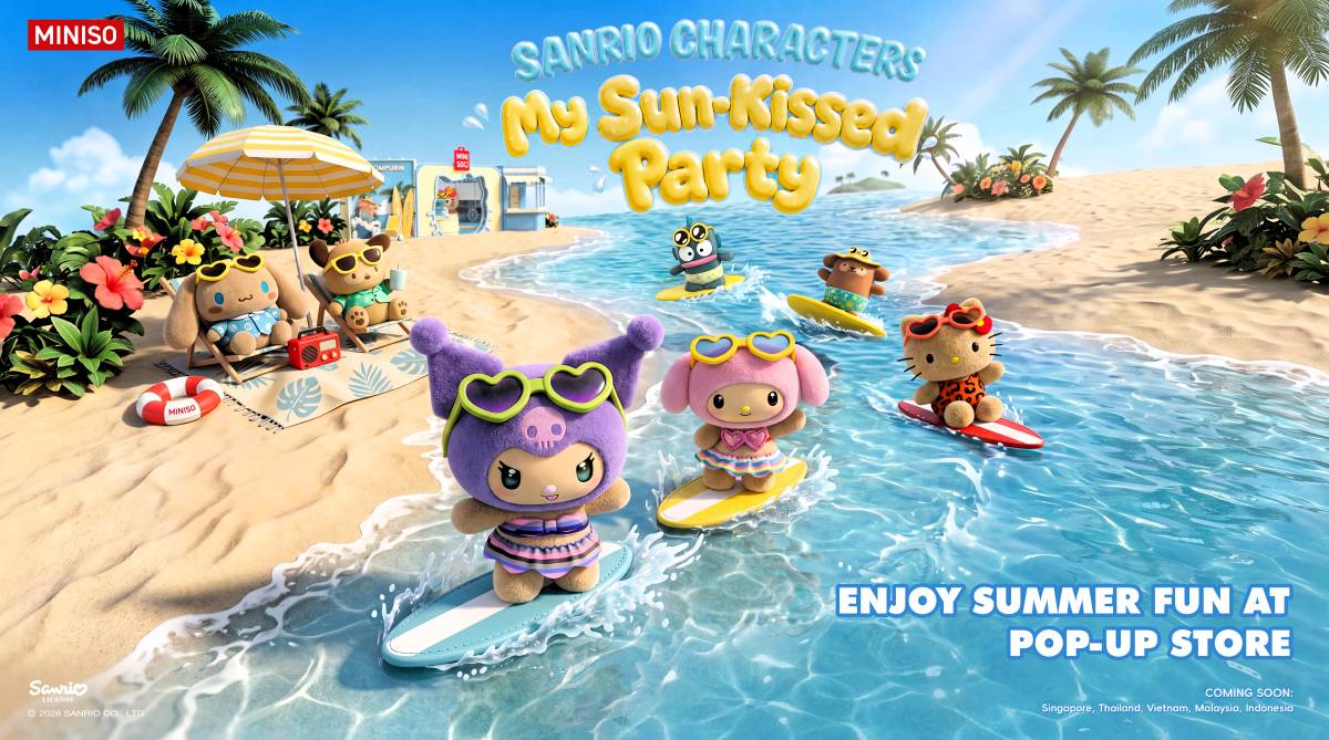 MINISO Brings Exclusive Sanrio Sun-Kissed Series to Southeast Asia Through Experiential Retail Campaign