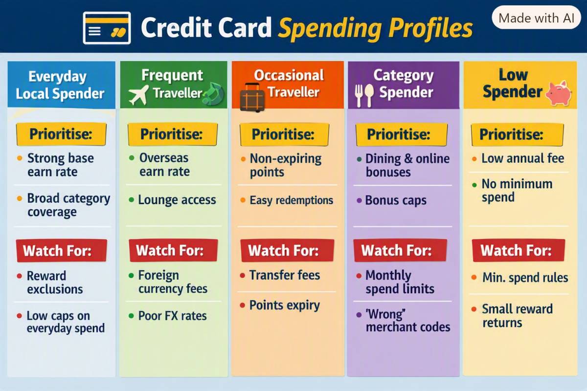 How to Choose the Best Miles Card in Singapore for Your Spending Habits