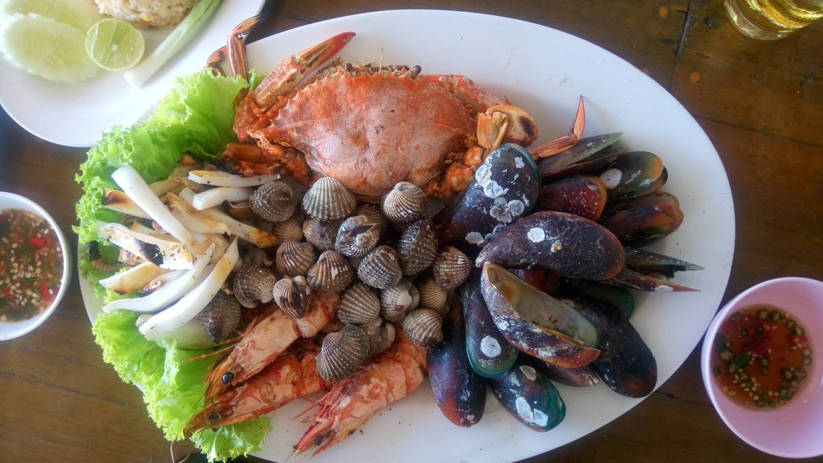 Magnificent Mixed Seafood Grill in Jomtien