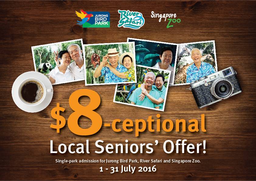 Senior Citizens Enjoy $8 Admission Tickets to Wildlife Reserves Singapore Parks